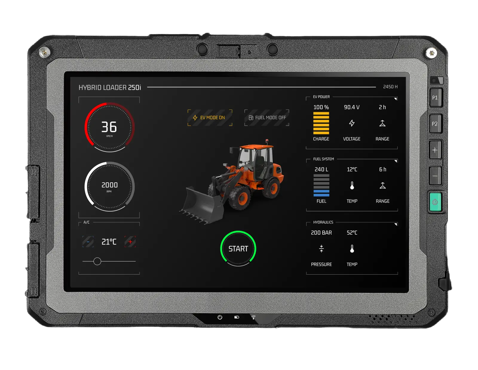Vehicle Control Panel